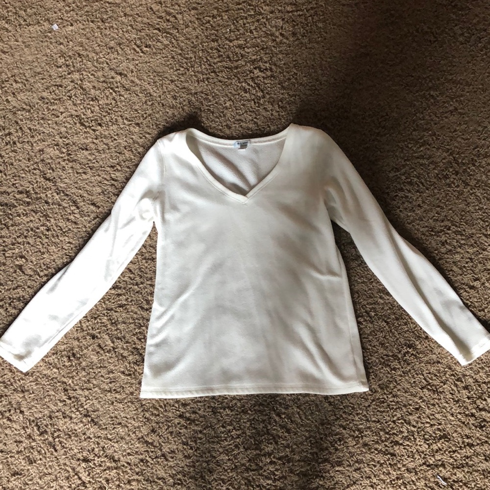 White/Cream long sleeve shirt